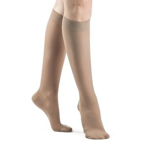 Sigvaris 972CMSW66 compression knee high stockings, new, 20-30 size MS , bage